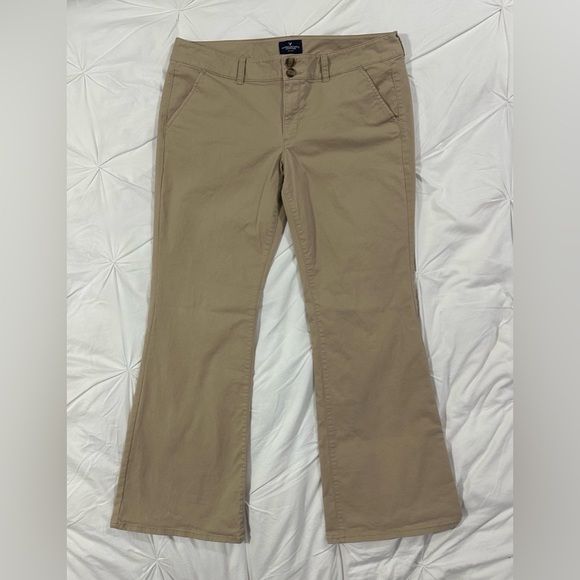 American Eagle Outfitters Pants - American Eagle Artist Stretch Khaki Pants Women’s 14 Bootcut Chino 30” Inseam